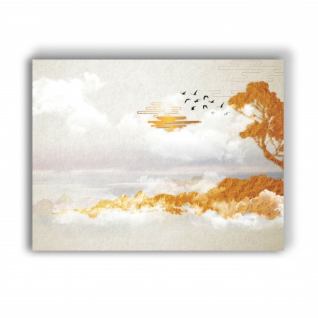 Tablou Canvas Simple Japanese Landscape - Img 3