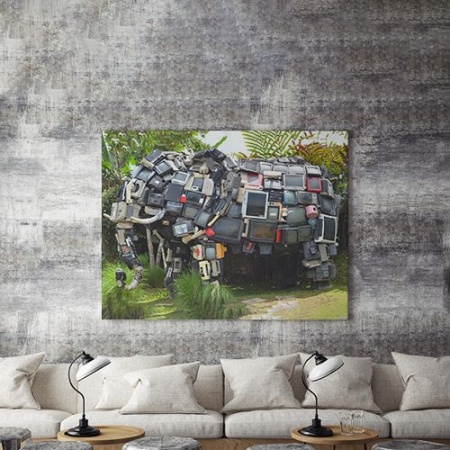 Tablou Canvas Tv Elephant - Img 3