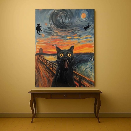Tablou Canvas - Urban art The Scream - Img 4