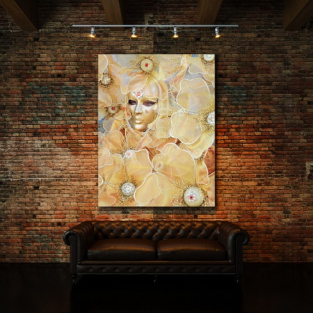 Tablou Canvas Venice Golden Lady - Img 4