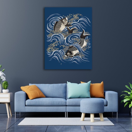 Tablou Fish (Japanese painting) - Img 2