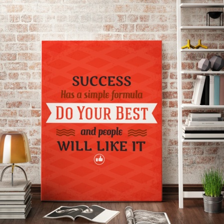 Tablou Motivational - Do Your Best And People Will Like It - Img 2