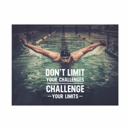 Tablou Motivational - Don't limit your challenges - Img 4
