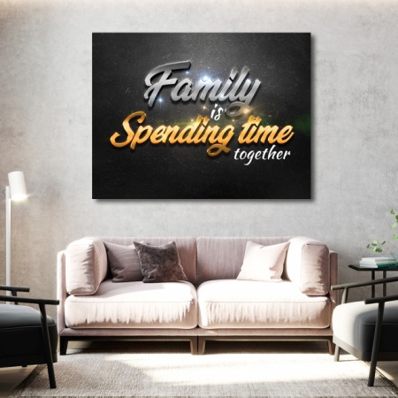Tablou Motivational - Family is spending time together - Img 4