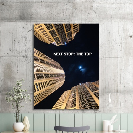 Tablou Motivational - Next Stop - Img 2