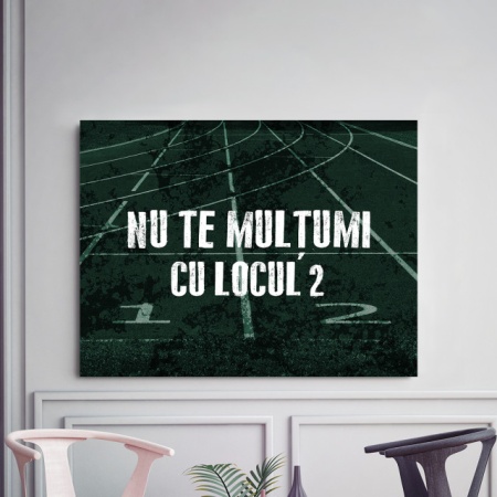 Tablou Motivational - Nu Te Multumi Cu Locul 2 - Img 3
