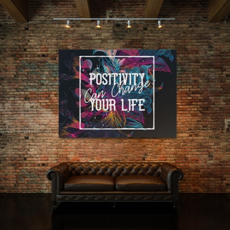 Tablou Motivational - Positivity Can Change Your Life - Img 3