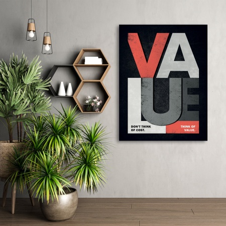 Tablou Motivational - Value - Img 2