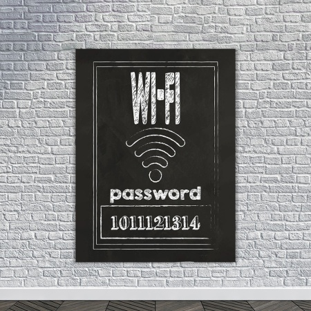 Tablou Motivational - Wi-fi password - Img 2