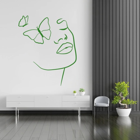 Beautiful portrait with butterflies - Img 2