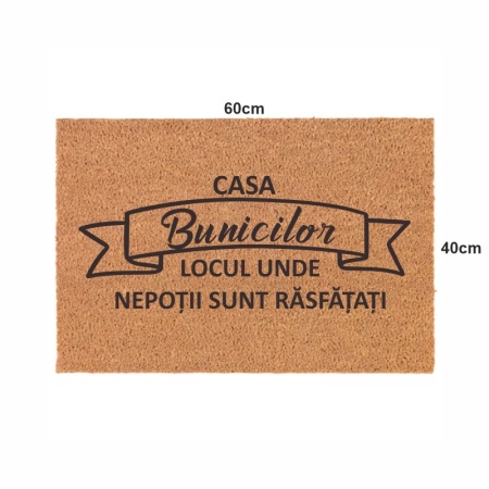 Covor de intrare personalizat - 60x40cm - Casa Bunicilor - Img 2