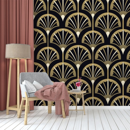Fototapet - Golden art deco 6 (FTD1000308) - Img 3
