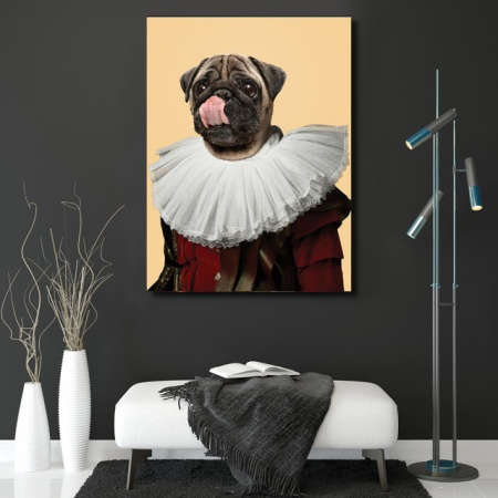 Portret Personalizat Cu Poza Ta - Nobil (Animal De Companie) - Img 2