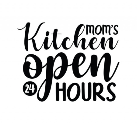 Sticker Bucatarie - Mom's kitchen open 24 hours - Img 2