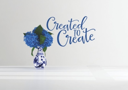 Sticker De Perete Created To Create