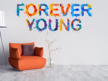 Sticker De Perete Forever Young - Img 3