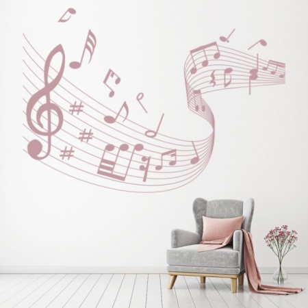 Sticker de Perete Music Score Musical Notes - Img 3
