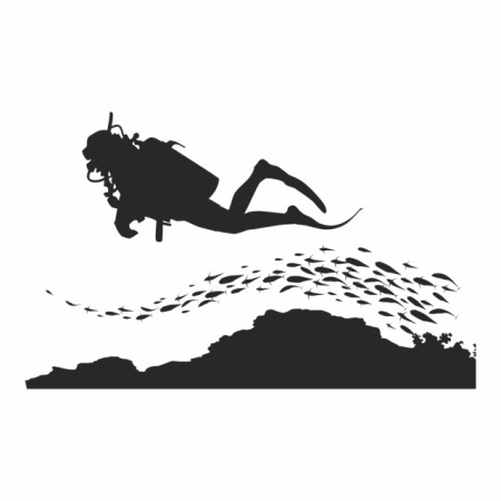 Sticker de Perete Scuba Diving Under The Sea - Img 3