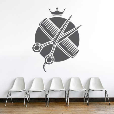Sticker Frizerie (royal) - Img 4
