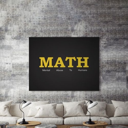 Tablou Canvas Abusive Math - Img 4