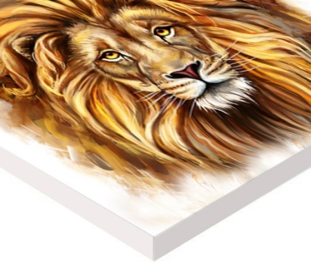 Tablou Canvas Efect Pictura - Leul Puternic - Img 3