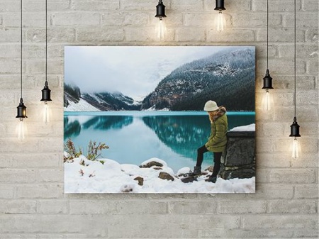 Tablou Canvas Frozen Lake - Img 3