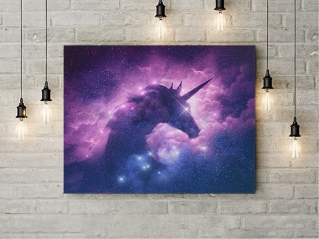 Tablou Canvas Galaxy Unicorn - Img 3