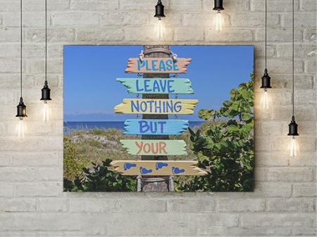Tablou Canvas Leave Nothing - Img 3