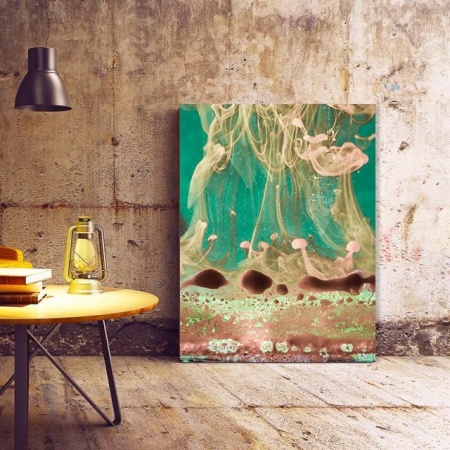 Tablou Canvas Modern Abstract - Underwater oily mix - Img 3