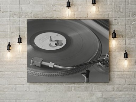 Tablou Canvas Muzica De Pe Vinil - Img 3