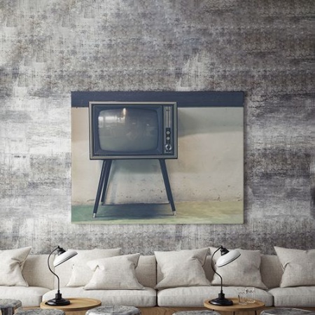 Tablou Canvas Old Tv Set - Img 3