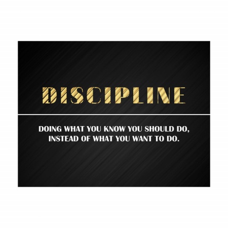 Tablou Motivational - Discipline - Img 3