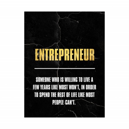 Tablou Motivational - Entrepreneur (definition) - Img 3