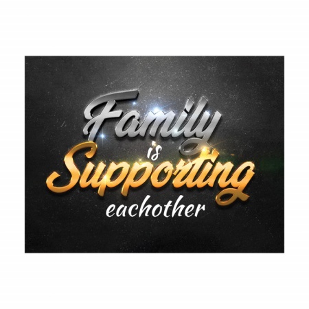 Tablou Motivational - Family is supporting - Img 3