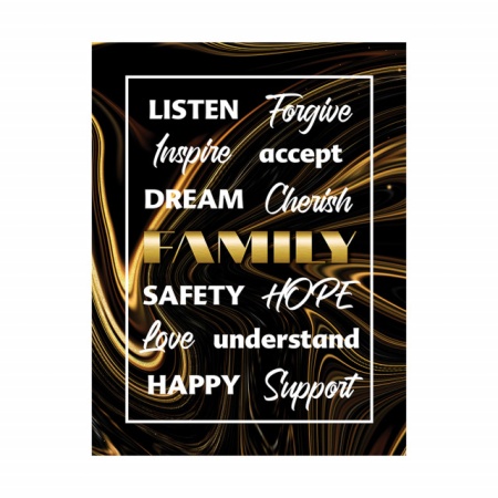 Tablou Motivational - Family keywords - Img 3