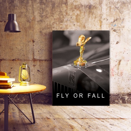 Tablou Motivational - Fly Or Fall - Img 2