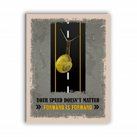 Tablou Motivational - Forward Is Forward - Img 4