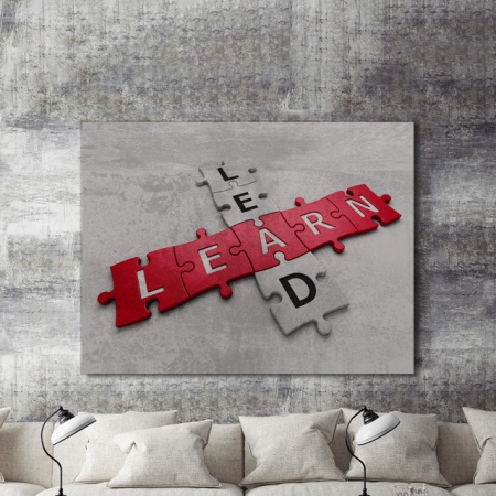 Tablou Motivational - Lead, Learn - Img 2