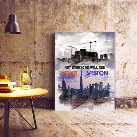 Tablou Motivational - Not everyone will see your vision - Img 3