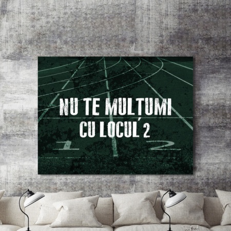 Tablou Motivational - Nu Te Multumi Cu Locul 2 - Img 2