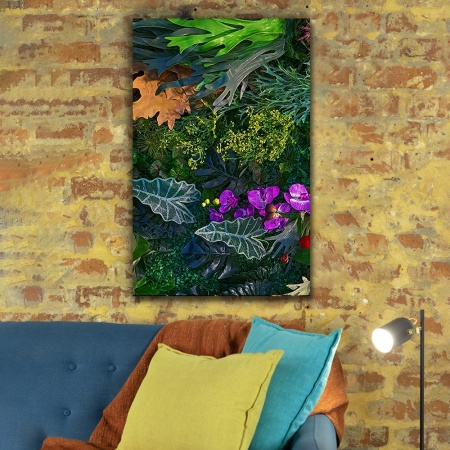 Tablou Vegetatie - Purple Orchid and Tropical Plants (065) - Img 4