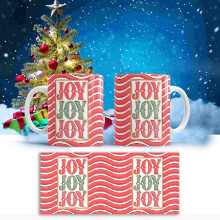 Cana De Craciun - Joy Joy Joy (ceramic) - Img 3