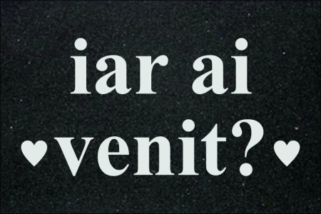 Covor de intrare personalizat - 60x40cm - iar ai venit? - Img 2