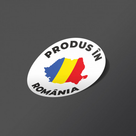 Etichete personalizate Produs in Romania, 100 buc, PVC, rezistente la apa - Img 2
