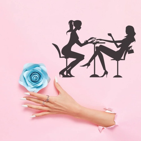 Relaxing at the nail salon - Img 3