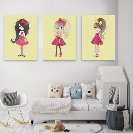 Set Tablouri Copii - Barbie Girls - Img 3