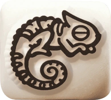Ștampilă ceramică tatuaje temporare LaDot Cosmetics, S – Cameleon - Img 2