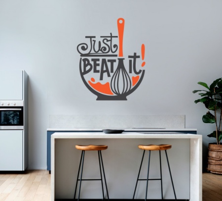 Sticker Bucatarie - Just beat it! - Img 3