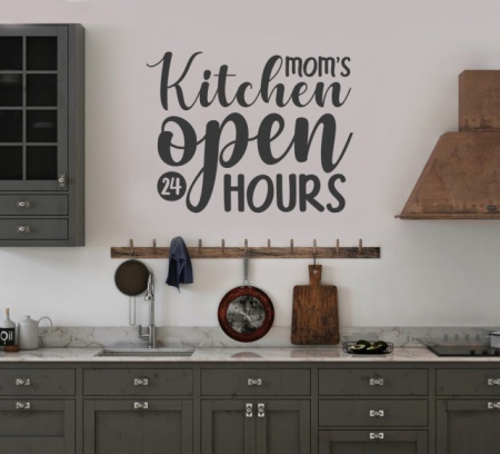 Sticker Bucatarie - Mom's kitchen open 24 hours - Img 3