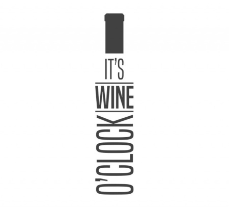 Sticker Bucatarie - Wine o'clock bottle 1 - Img 3